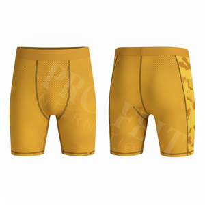 MMA Martial Arts Clothing Manufacturer OEM ODM Compression Shorts Premium Quality Personalized Customized Logo Shorts - Product Image 3
