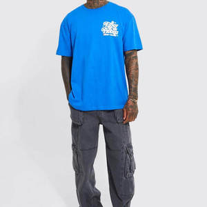 Camisetas con Estampado Puff para Hombre, Novedad 2025, Marca Privada, Camisetas con Estampado Puff para Hombre en Venta - Product Image 6