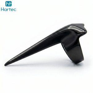Ensemble d'anneaux de coiffure sculptés en acier inoxydable Or rose, Rose, Noir, Argent, Outils de coiffure à pointe pour les doigts, Outils de tressage pour les doigts - Product Image 5