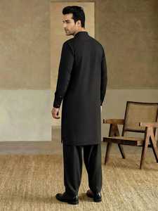 Conception personnalisée pour hommes : Salwar Kameez, vêtements indiens et pakistanais, coton respirant, tenue traditionnelle pour adultes - Product Image 4