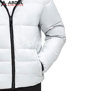 Trendy <b>Men</b> Puffer Winter <b>Jacket</b> <b>Lightweight</b> Durable Material Warm Design Perfect <b>For</b> Winter Daily Wear Street Fashion - Product Image 6