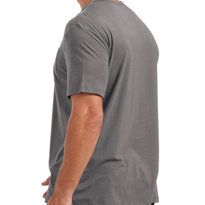 T-shirt de sport pour homme à prix de gros, séchage rapide, coupe ajustée, haut de course léger, vêtement athlétique personnalisé, tee-shirt de sport sans couture - Product Image 2