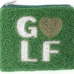 White <b>Seed</b> Beaded Coin Money Purse Makeup Bag handmade accessory colorful beaded pouch - Product Image 3