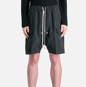 Shorts d'été pour hommes à taille élastique avec cordon de serrage personnalisé, shorts de course en nylon, 100% polyester, maillots de bain en maille pour la plage - Product Image 5