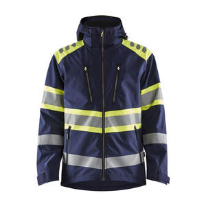 Nouvelle Arrivée Veste de Sécurité pour Hommes Service OEM Protection Réfléchissante Séchage Rapide Anti-Bactérien 100% Polyester Été Frontal - Product Image 6
