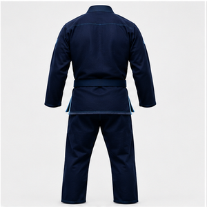 Uniforme de Jiu-Jitsu Brasileño (BJJ) Unisex Azul Oscuro, Ropa de Judo de Algodón, Absorbe la Humedad, Corte Holgado, Kimono Ligero para Artes Marciales para Adultos - Product Image 4