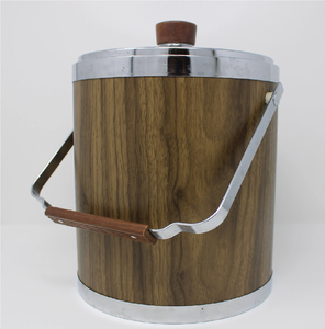 Cubo de hielo para vino de madera de la mejor calidad, enfriador moderno para vino, whisky, cerveza y champán, para bebidas de bar. - Product Image 4