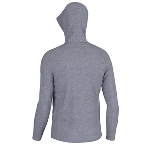 Sweat à capuche de pêche pour homme, léger, respirant, 100 % polyester, manches longues, avec logo personnalisé et protection UPF 50+ - Product Image 5