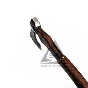 Professional High Quality Bearded <b>Axe</b> with Wood <b>Handle</b> for Cutting & Woodworking Outdoor & Hunting Use 3-Year Warranty - Product Image 4