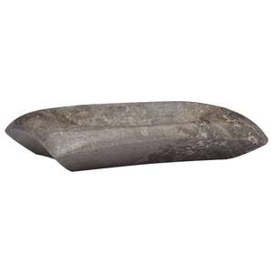 Lavabo de Baño de Mármol Gris de 19.7"x13.8"x3.9" de Calidad Premium con Construcción Duradera - Product Image 2