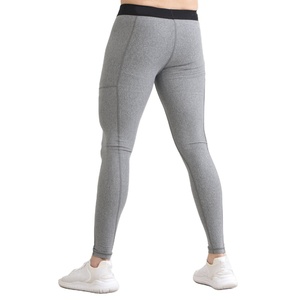 Performance <b>Compression</b> <b>Tights</b> <b>for</b> <b>Men</b> Polyester Spandex Muscle Support Workout Running Gym Leggings Breathable Quick Dry - Product Image 2
