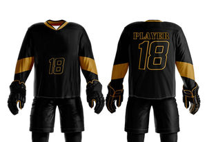 Uniforme de Hockey sobre Hielo de Alta Calidad, Último Diseño, Nueva Llegada, Hecho de Poliéster, para Venta en Línea, Servicio OEM - Product Image 2