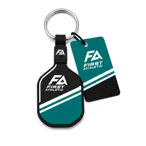 High Quality Pickleball Keychain Mini Paddle Pendant with Durable Key <b>Ring</b> Perfect for Sports Lovers Coaches and Club Members - Product Image 1