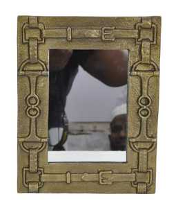 Antique <b>Rectangular</b> Framed <b>Wall</b> <b>Mirror</b> Horse Bit Style Decorative <b>Mirror</b> Latest Arrival Bathroom <b>Mirror</b> Scenery - Product Image 1