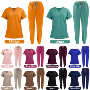 Ensemble de Blouses Médicales pour Femmes 2026 – Uniforme d'Infirmière à Manches Courtes, Tenue Professionnelle pour Hôpitaux et Soignants – Nouvelles Couleurs - Product Image 4