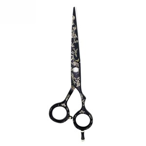 Professional Hair Scissors Stainless Steel Sharp <b>Blade</b> Long Handle Right Handed For <b>Barber</b> Use Low MOQ Training Use <b>Barber</b> Curvd - Product Image 1