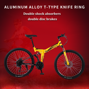 Vélo de course pliable en alliage d'aluminium de 20 pouces pour adultes Prix ​​bas 21 vitesses Vélo de montagne pliable à <span class=keywords><strong>vitesse</strong></span> variable - Product Image 3