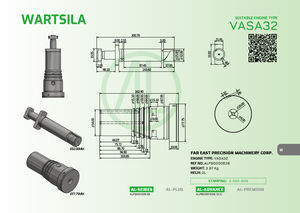 Pompe à carburant neuve de marque taïwanaise pour moteur diesel marin WARTSILA VASA32 R32, assemblage de piston et de cylindre 3.390-609 - Product Image 3