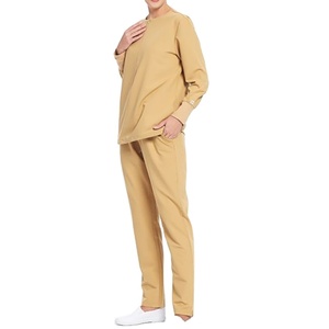 Nouvelle vente coton Polyester mélange à manches courtes femmes femmes col en v col gommage hôpital médical soins infirmiers costume uniformes 2026 - Product Image 4