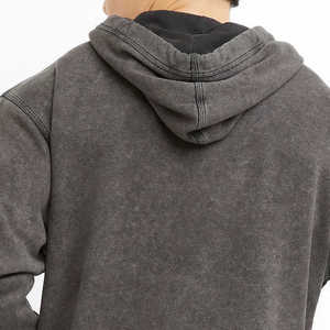 Sudadera con Capucha para Hombre, Diseño Moderno, Lavado Ácido, Estilo Urbano, 100% Algodón, Corte Holgado, Color Degradado, Bolsillo Lateral, Impermeable y Transpirable - Product Image 2