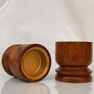 Porta Incienso de Madera Hecho a Mano, Recolector de Ceniza, Quemador de Incienso Indio de Blossom Craft India - Product Image 1