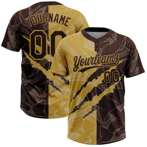 Premium Women's Softball Jersey Marble Design Moisture Wicking Short Sleeve Bird Eye Mesh Custom Logo Wholesale Jersey - Product Image 2