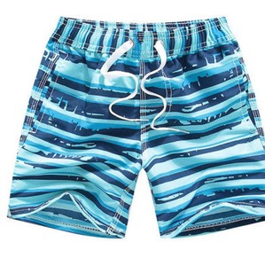 Shorts décontractés à séchage rapide 100 % coton pour garçons, motifs de dessins animés, tailles moyennes et grandes, pour activités de plein air, natation et plage, pour enfants - Product Image 3