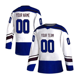 Fabricante de Ropa, Jersey de Hockey sobre Hielo Personalizado para Adultos - Servicio OEM, Precio de Venta al por Mayor, Nuevo, 100% Poliéster Transpirable - Product Image 4