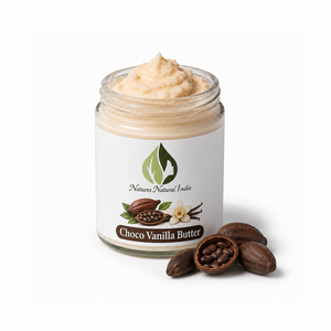 Natures Natural India Choco Vanilla Butter Shea Butter Crème hydratante pour le corps pour tous types de peaux Adultes - Product Image 1