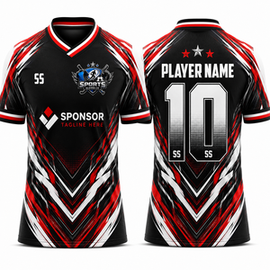 เสื้อฟุตบอลลดราคาพิเศษ ออกแบบด้วยวัสดุประสิทธิภาพสูงเพื่อการแข่งขันและการฝึกซ้อมที่ยอดเยี่ยมสำหรับเยาวชน - Product Image 1