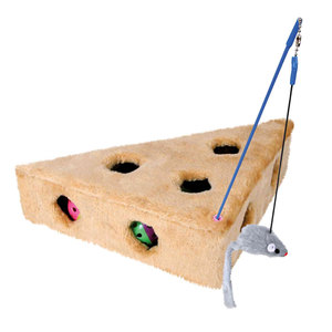 Cheese with Holes and 3 Interactive Pet Toys <b>36</b> <b>X</b> <b>8</b> <b>X</b> 26/26 cm - Product Image 1