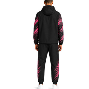 Ensemble coupe-vent pour homme, fermeture éclair intégrale, léger, conçu pour un style de vie actif, entraînement physique, voyages et tenue décontractée - Product Image 2