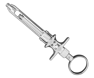 REGENSIS SURGICAL Manual Surgical Syringe Stainless Steel CE Certified Class I Instrument 1 Year Warranty for Surgical Operation - Product Image 1