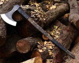 Handmade Beautiful <b>Viking</b> <b>Axe</b> Custom Norse Design for Camping and Christmas Gift Inspired by Ragnar - Product Image 1