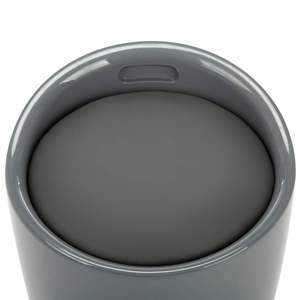 เก้าอี้สตูลหนังเทียมขนาดกลางสีเทาพร้อมพื้นที่เก็บของอเนกประสงค์ - Product Image 5