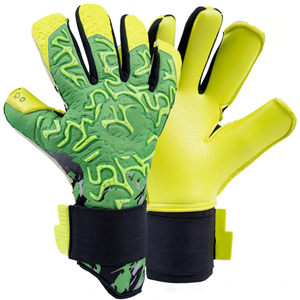 Gants de gardien de but unisexes antidérapants professionnels taille 5-10, gants de football en caoutchouc latex épaissi résistant à l'usure pour enfants - Product Image 4