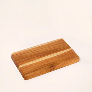 Planche à découper rectangulaire en bois 35 cm x 24,75 cm, épaisseur 1,5 cm, poignée antidérapante, compatible lave-vaisselle, écologique, durable - Product Image 4