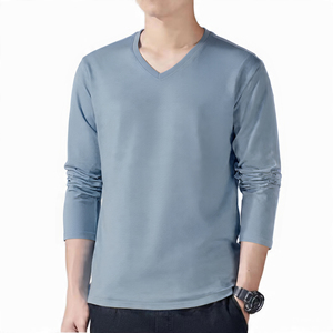 Camisetas Personalizadas para Hombre, 100% Algodón, Secado Rápido, Transpirables, Cuello Redondo, Manga Larga, Corte Regular, Estilo Casual - Product Image 5