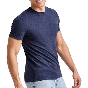 T-shirt à col rond pour homme, coton confortable, vêtements décontractés d'été, mode - Product Image 4
