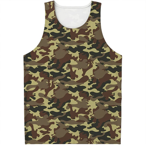 Débardeurs personnalisés à motif camouflage par sublimation, débardeurs d'été simples et décontractés imprimés en 3D, t-shirts amples et respirants pour hommes, pour l'extérieur - Product Image 5
