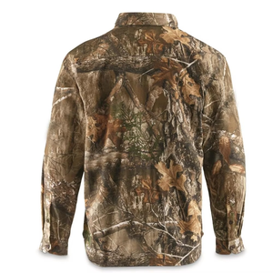 Chemise de chasse unisexe GRACE SIGN en softshell d'hiver, séchage rapide, manches longues, camouflage cerf, coupe ajustée pour la chasse en montagne - Product Image 3