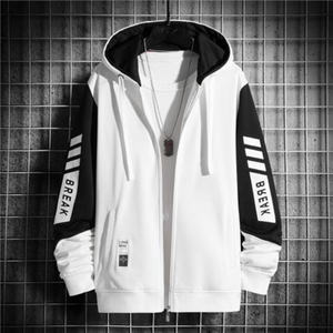 Men's Vintage <b>90s</b> Black Pastel Full Zip Hoodie New Rock <b>Sweatshirt</b> with Hood for Autumn Plus Size Free Shipping Offers - Product Image 5