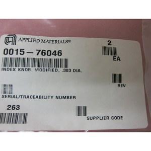 3 AMAT 0015-76046 ลูกบิดดัชนี, แบบดัดแปลง, เส้นผ่านศูนย์กลาง .303 อุปกรณ์และชิ้นส่วนเซมิคอนดักเตอร์ระดับโลกที่เชื่อถือได้ที่ - Product Image 1