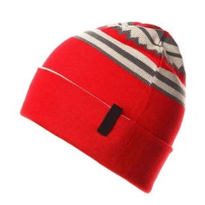 AZORES SPORTS Elegant Male Beanie Hat Solid Color Wool/Cotton Jacquard Knit <b>Winter</b> <b>Cap</b> 56-58CM for Adults Casual Wear - Product Image 2