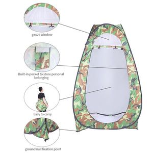 Tenda Doccia Portatile Istantanea Pop-Up con Privacy per Uso Esterno, per WC e Spogliatoio - Product Image 6