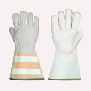 Guantes de Soldadura TIG de la Mejor Calidad, Duraderos, de Piel de Cabra y Piel de Vacuno, Excelente Protección para las Manos con Antivibración para Soldadores - Product Image 4
