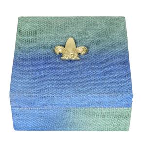 Hot Selling Luxurious Handmade Customized Multi-Color Jute Velvet Lining Rectangle Vintage Texture Jewelry Box Gift Packaging - Product Image 1