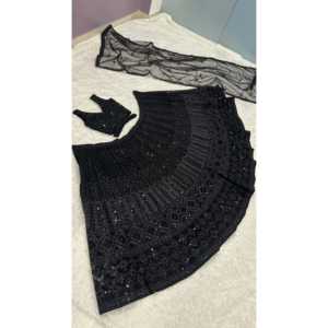 Fête traditionnelle chinoise de créateur Wear Lehenga Choli avec une belle Dupatta - Product Image 5