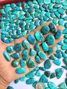 พลอยมาลาไคต์สีน้ำเงินธรรมชาติจาก MAHNAJ GEMS รูปทรงคุชชั่น สำหรับทำเครื่องประดับ จำหน่ายจำนวนมาก จากเมืองชัยปุระ ราชสถาน - Product Image 6