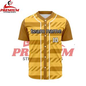 Maillots de baseball personnalisés de haute qualité à prix abordable, 100 % polyester, sublimés, respirants, découpe automatisée, unisexes - Product Image 5